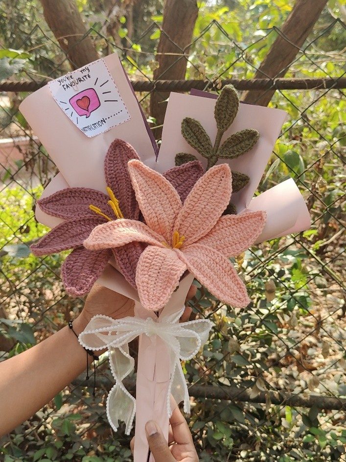 Blush Lilies Bouquet